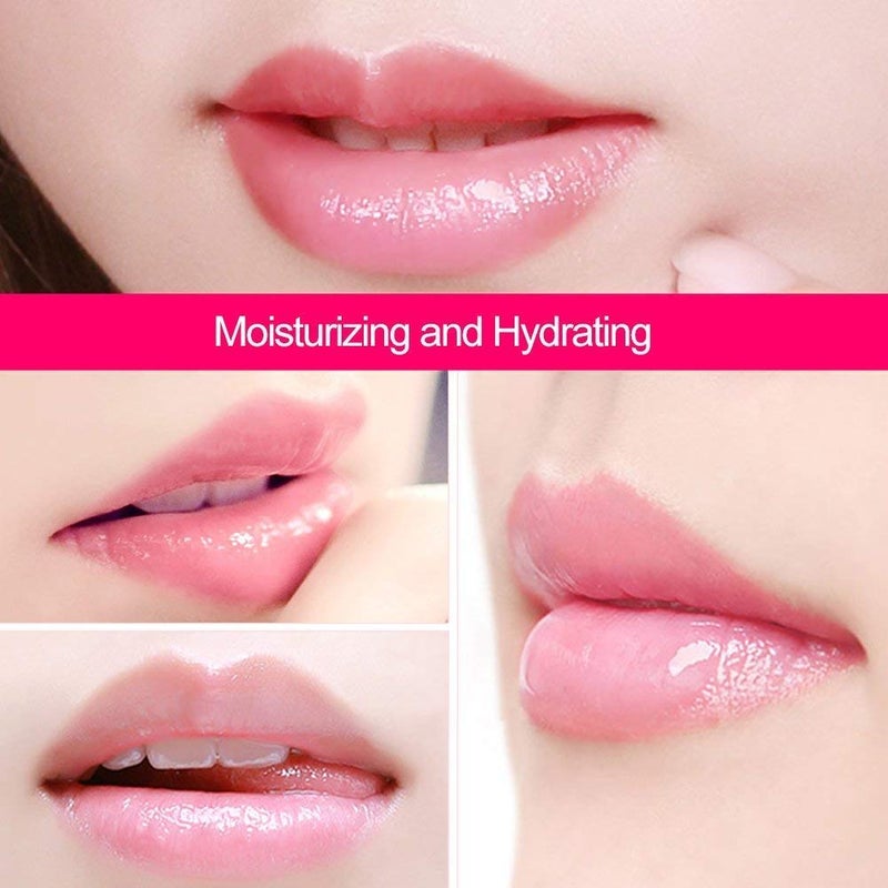 Jakuva 30PCS Collagen Crystal Moisturizing Lip Masks, Gel Pads Mouth Balm for Dry Lips, Remove Chapped Skin & Nourish &Moisturizing, Sleeping Mask Great Plumping Face Care, Rose Pink - Image 2